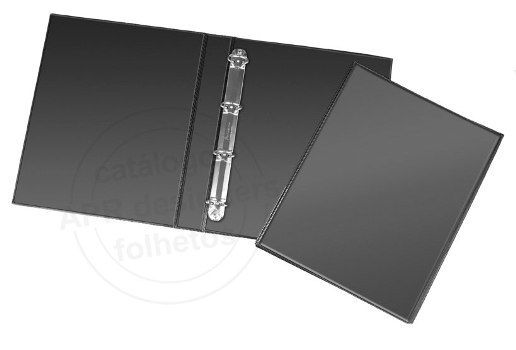 Fichários com 4 Argolas Formato Ofício co...