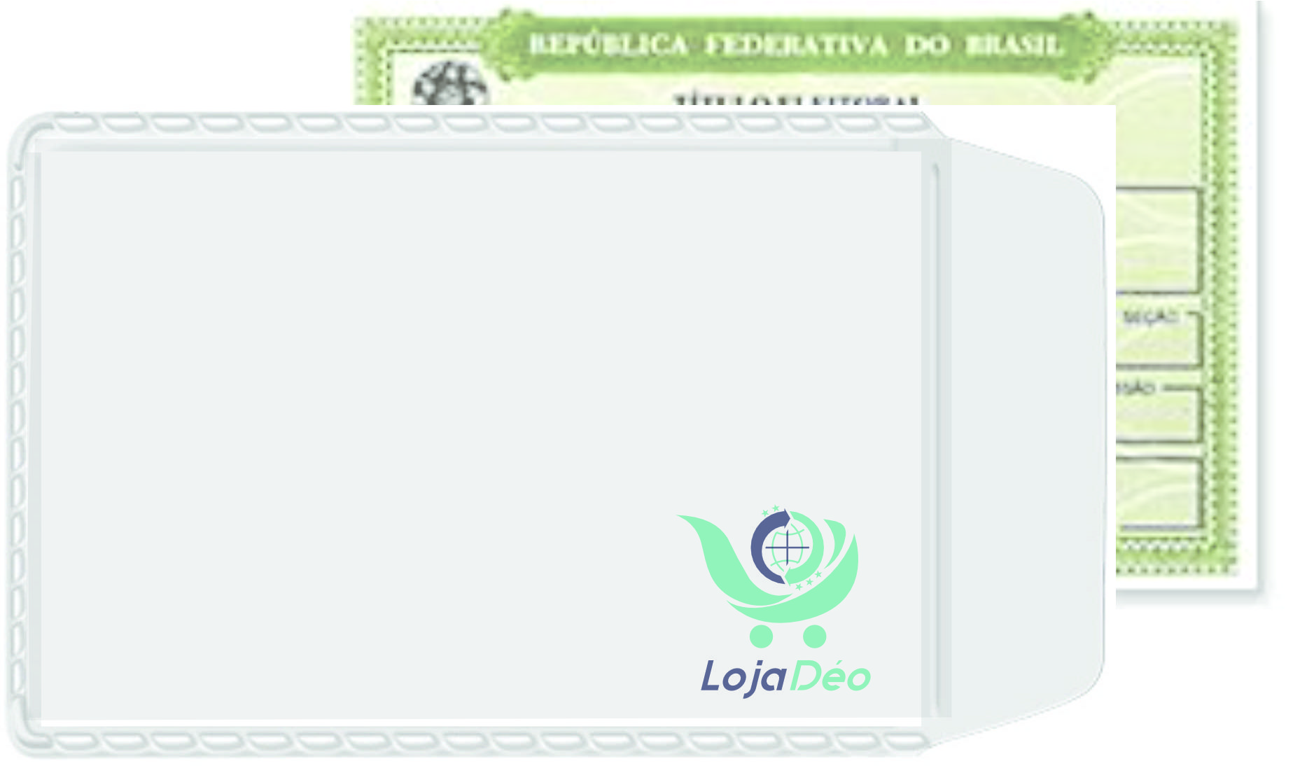 PORTA DOCUMENTO SEM  IMPRESSO ILUSTRATIVO...