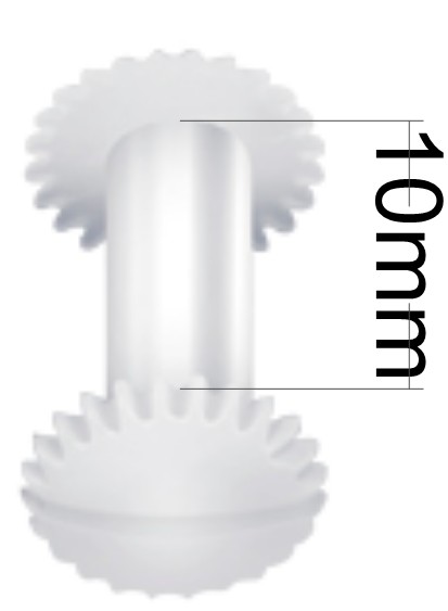 Parafuso De Plástico 10 MM _ Ref 928