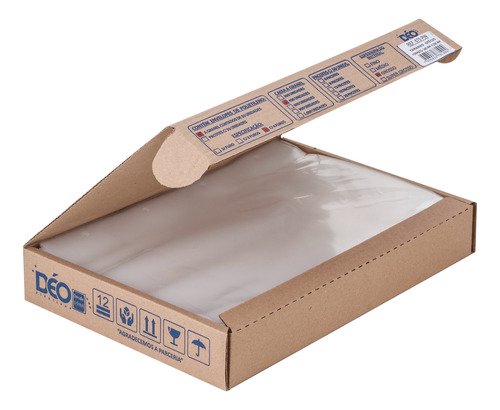 Saco Plastico Envelope 23x30 0,12 A4 C/4f...