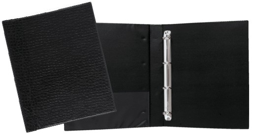 Fichários com 4 Argolas Luxo Crocodilo Fo...